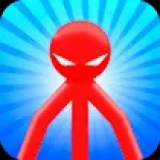 Red Stickman vs Monster School