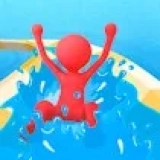 Waterpark Slide Race